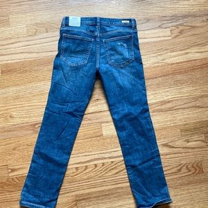 Sneakpeek Straight Cropped Jeans, Size 1, W 25